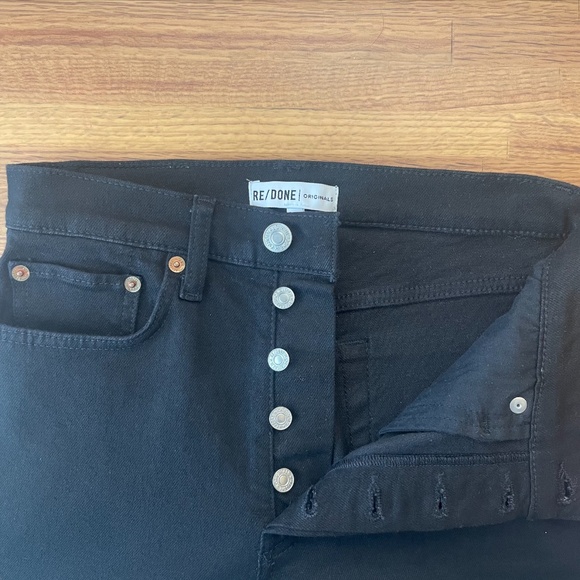 Re/Done Comfort Stretch High Rise Stove Pipe - Size 26 - Picture 11 of 16